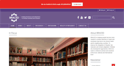 Desktop Screenshot of braced.org