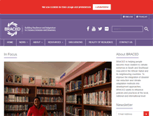 Tablet Screenshot of braced.org